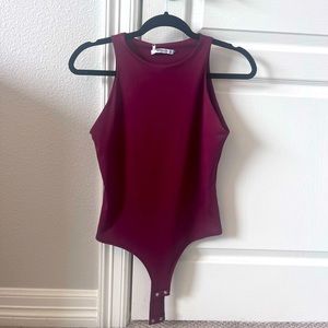 Reoria Burgandy Bodysuit - best seller on Amazon!